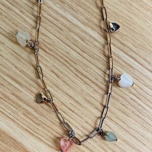 LOFT Necklace Minimalist Hearts Design